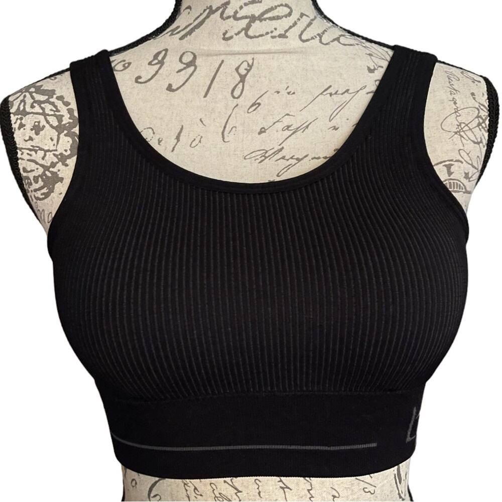 Fittin Black Dare To Begin Sports Bra Size Small NWT